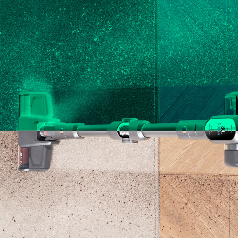 
JIMMY H10 Pro belaidis dulkių siurblys su didele siurbimo galia - sidabriškai pilkas
