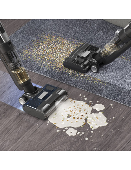 
3 viename belaidis dulkių siurblys, skalbimo mašina, šluota ir šveitiklis JIMMY HW9 300W - juodas ir sidabrinis
