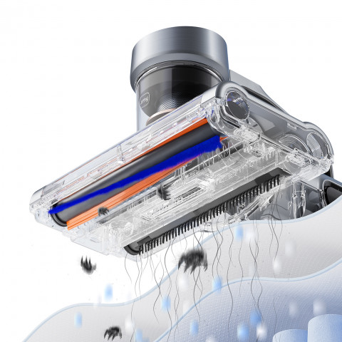 
Čiužinių dulkių siurblys alergiškiems žmonėms, UV erkučių sterilizavimas ir ultragarsas JIMMY BX7 600W - sidabriškai pi...