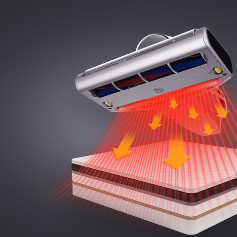 
Čiužinių dulkių siurblys alergiškiems žmonėms, dulkių erkučių sterilizavimas, UV ir ultragarsinis JIMMY BX7 Pro 700W - ...