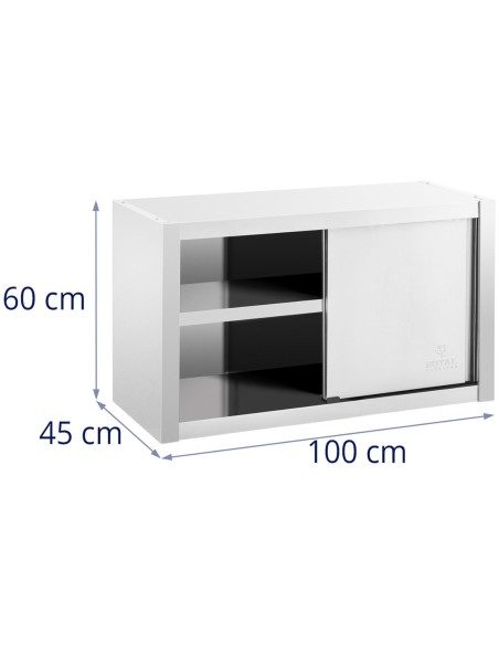 Gastronominė sieninė spinta su stumdomomis durimis PLIENAS 100 x 45 x 60 cm Gastronominė sieninė spinta su stumdomomis durimis PLIENAS 100 x 45 x 60 cm