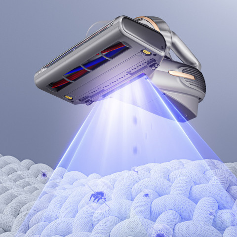 
Čiužinių dulkių siurblys alergiškiems žmonėms, UV erkučių sterilizavimas ir ultragarsas, JIMMY BX7 Pro Max 700W - pilka...