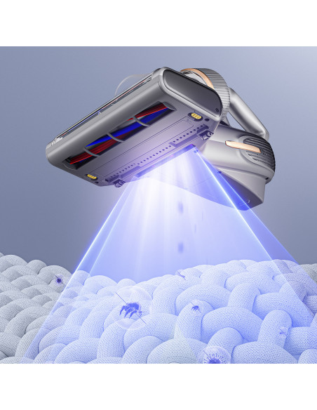 
Čiužinių dulkių siurblys alergiškiems žmonėms, UV erkučių sterilizavimas ir ultragarsas, JIMMY BX7 Pro Max 700W - pilka...