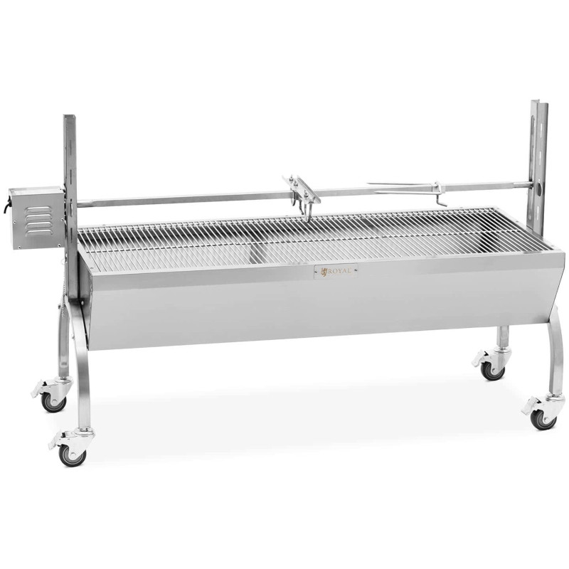 Grilis su anglimis su elektriniu kepsniu paršeliui kepti 13 W 40 kg 137 cm