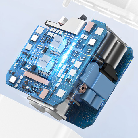 
USB-A 2.1A sieninis įkroviklis + USB-A - microUSB laidas - baltas
