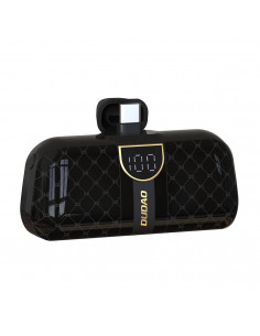 
Mini nešiojamas įkroviklis 5000mAh telefonui, 2x USB-C, juodas
