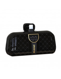 
Mini išorinė baterija, 5000 mAh, skirta „iPhone“ su „Lightning“ ir USB-C laidu, juoda
