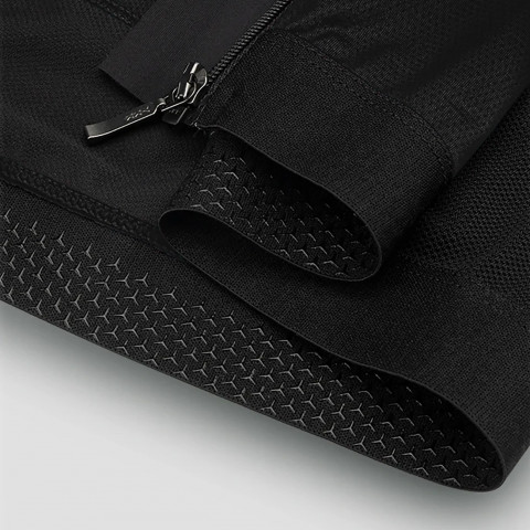 
XXL trumpų rankovių dviratininko marškinėliai – juodi
