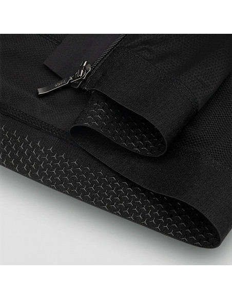 
XXL trumpų rankovių dviratininko marškinėliai – juodi
