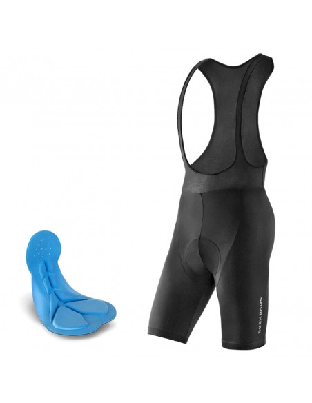 
Dviratininko šortai su dirželiu ir apsauga XL - juodi
