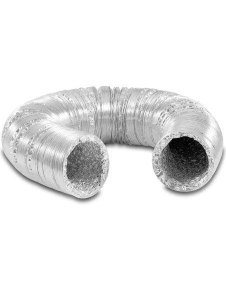 Vamzdis oro kondicionavimo ventiliacijai, aliuminio, sk. 100mm ilgis 10m Vamzdis oro kondicionavimo ventiliacijai, aliuminio, sk. 100mm ilgis 10m