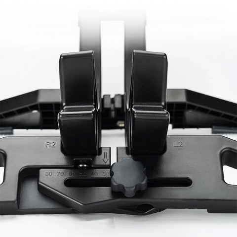 
Dviračio stovas ratui arba padangai, reguliuojamo pločio 3–8 cm – juodas
