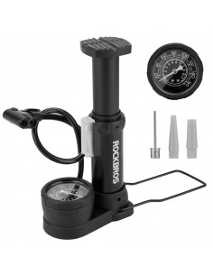 
Universalus koja valdomas dviračio grindų siurblys su manometru – juodas
