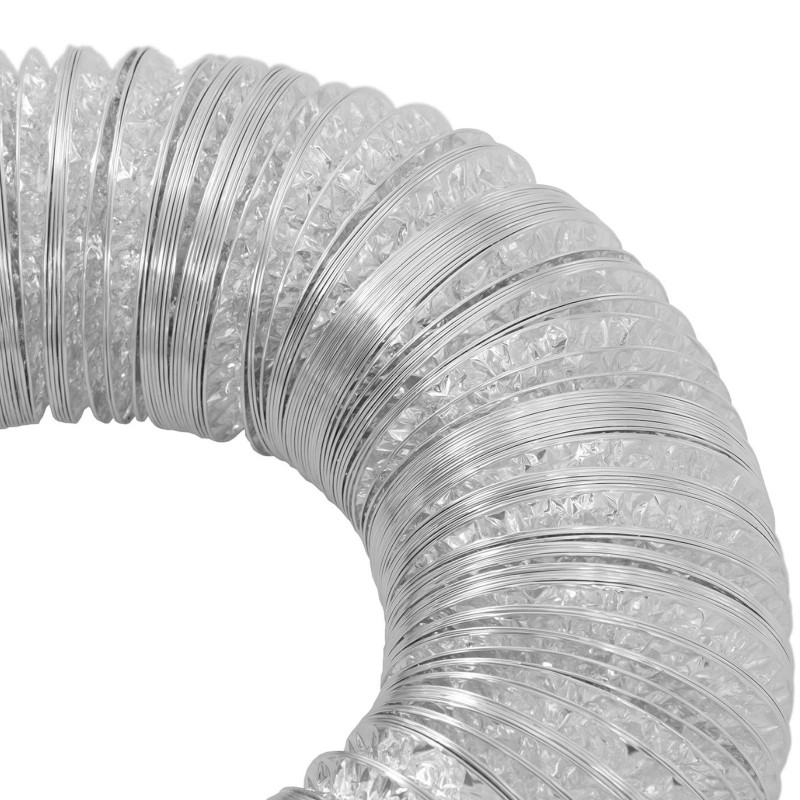 Vamzdis oro kondicionavimo ventiliacijai, aliuminio, sk. 100mm ilgis 10m