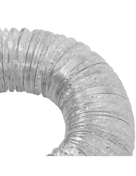 Vamzdis oro kondicionavimo ventiliacijai, aliuminio, sk. 100mm ilgis 10m Vamzdis oro kondicionavimo ventiliacijai, aliuminio, sk. 100mm ilgis 10m