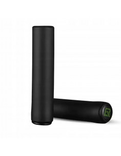 
Silikoninės putplasčio dviračių rankenos, 22 mm skersmens – juodos
