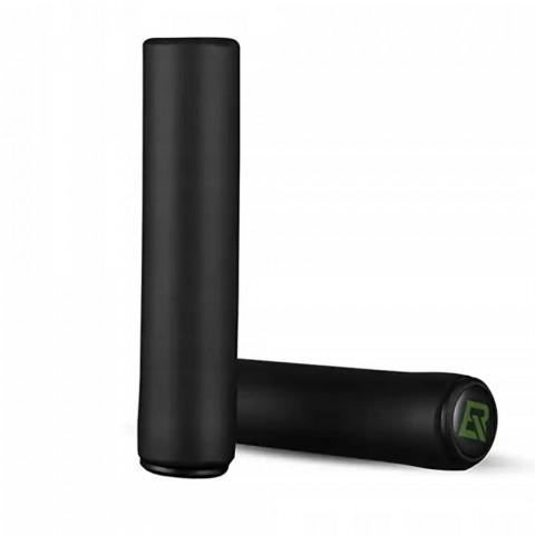 
Silikoninės putplasčio dviračių rankenos, 22 mm skersmens – juodos
