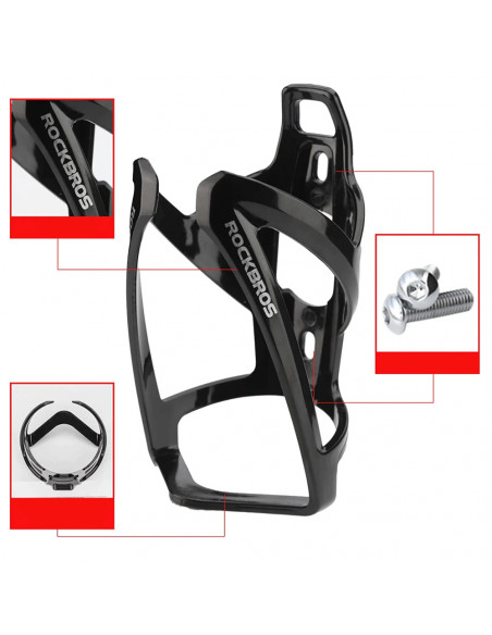 
Dviračio butelio laikiklis – juodas
