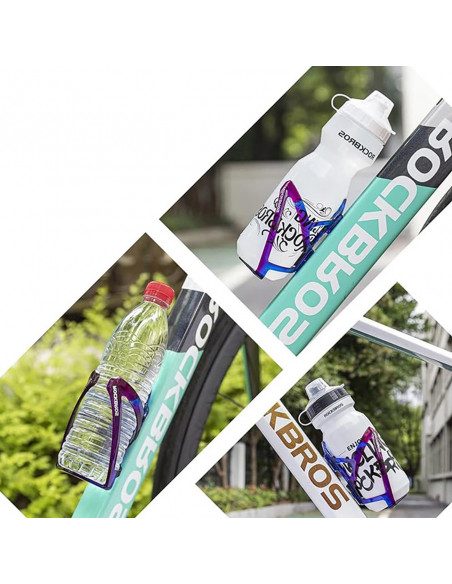 
Dviračio butelio laikiklis – mėlynas ir violetinis
