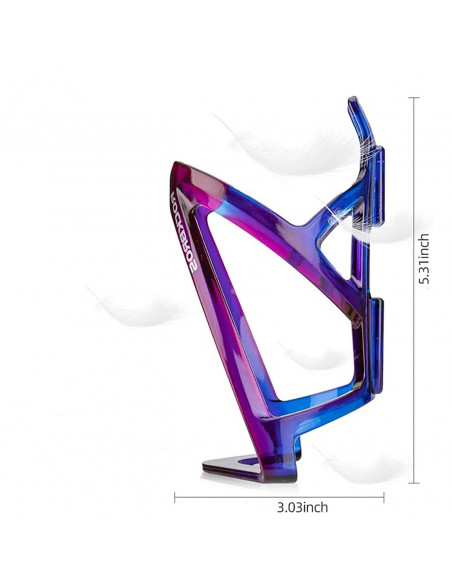 
Dviračio butelio laikiklis – mėlynas ir violetinis
