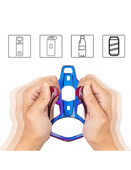 
Dviračio butelio laikiklis – mėlynas ir violetinis
