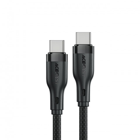 
Lankstus pintas laidas USB-C - USB-C 60W 3A 1.2m - juodas
