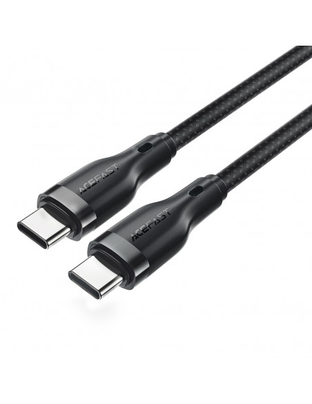 
Lankstus pintas laidas USB-C - USB-C 60W 3A 1.2m - juodas
