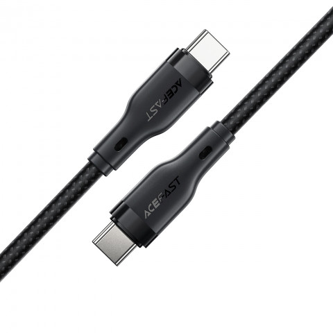 
Lankstus pintas laidas USB-C - USB-C 60W 3A 1.2m - juodas
