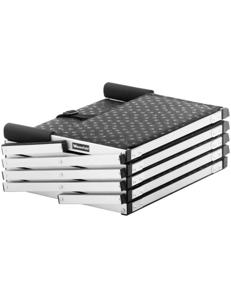 Sulankstomi aliumininiai laiptai šuniui automobiliui, aukštis 71 cm iki 68 kg - 5 laipteliai Sulankstomi aliumininiai laiptai šuniui automobiliui, aukštis 71 cm iki 68 kg - 5 laipteliai