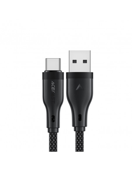 
Lankstus pintas laidas USB-A - USB-C 3A 1,2 m - juodas
