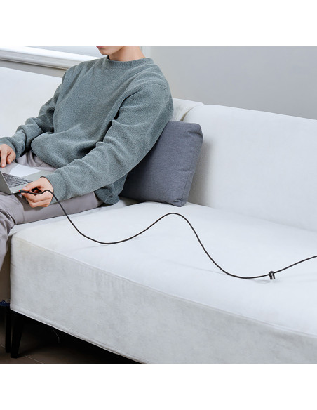 
2x „Cafule USB-C“ – USB-C 100 W 2 m laidas – raudonai juodas ir juodai pilkas
