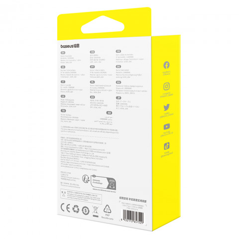 
„Flash 2“ USB-A - USB-C 100 W 2 m kabelis – juodas
