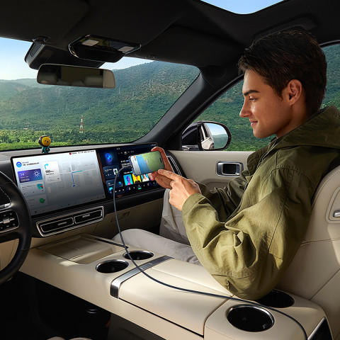 
„Flash 2“ USB-A - USB-C 100 W 2 m kabelis – juodas
