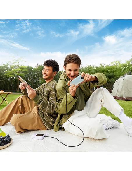 
„Flash 2“ USB-A - USB-C 100 W 2 m kabelis – juodas
