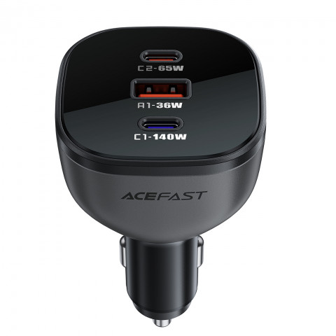 
B14 165W automobilinis įkroviklis 2x USB-C 1x USB-A - juodas
