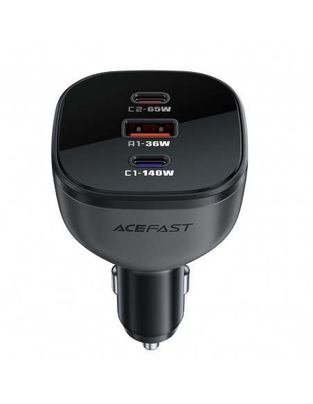 
B14 165W automobilinis įkroviklis 2x USB-C 1x USB-A - juodas
