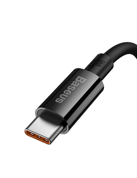 
„Superior“ serijos USB-A - USB-C 100W laidas, skirtas „Huawei Honor“, 1,5 m - juodas
