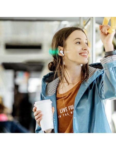 Į ausis įdedamos vandeniui atsparios belaidės Bluetooth ausinės Apollo Air + TWS ANC baltos Į ausis įdedamos vandeniui atsparios belaidės Bluetooth ausinės Apollo Air + TWS ANC baltos