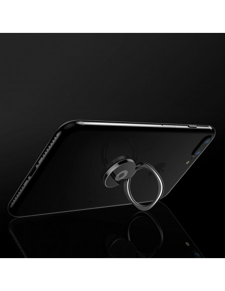 
„Privity“ bevardžio piršto magnetinis telefono laikiklis su stovo funkcija – juodas
