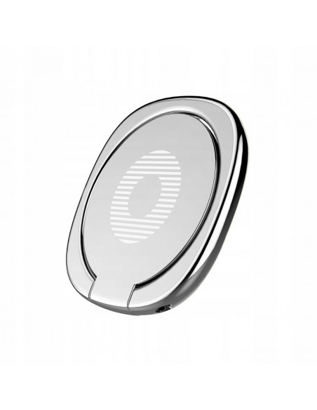 
„Privity“ bevardžio piršto magnetinis telefono laikiklis su stovo funkcija – sidabrinis
