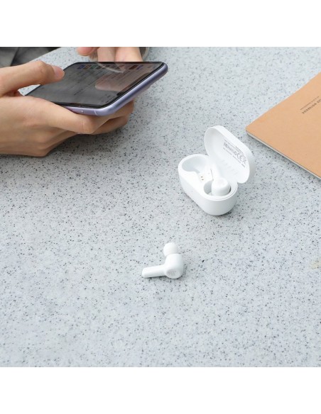 Į ausis įdedamos vandeniui atsparios belaidės Bluetooth ausinės Apollo Air + TWS ANC baltos Į ausis įdedamos vandeniui atsparios belaidės Bluetooth ausinės Apollo Air + TWS ANC baltos