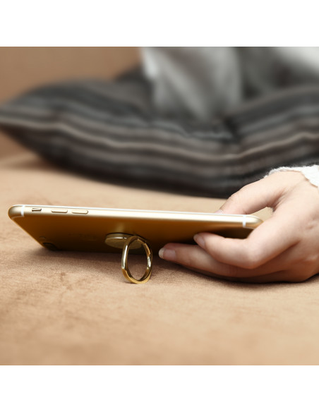 
„Privity“ bevardžio piršto magnetinis telefono laikiklis su stovo funkcija – auksinis
