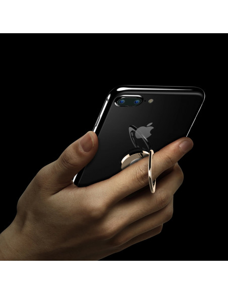 
„Privity“ bevardžio piršto magnetinis telefono laikiklis su stovo funkcija – auksinis
