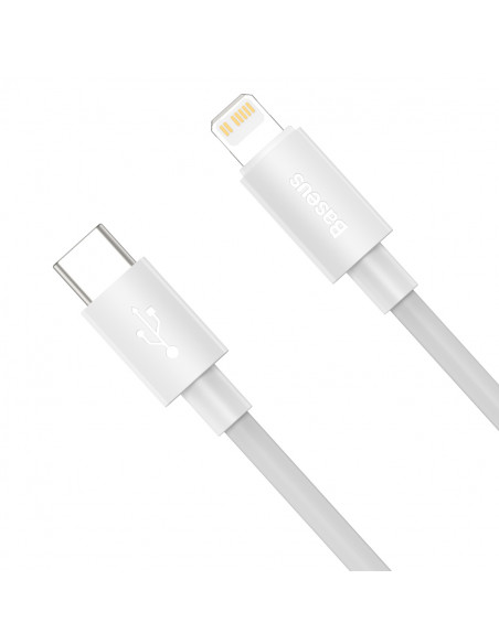 
2x „Simple Wisdom iPhone“ „Lightning“ į USB-C 20W laidas, 1,5 m – baltas
