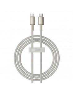 
Volframo aukso spalvos USB-C kabelis - USB-C 100W 1m - auksinis
