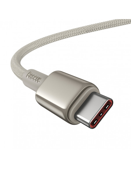 
Volframo aukso spalvos USB-C kabelis - USB-C 100W 1m - auksinis
