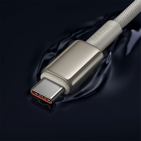 
Volframo aukso spalvos USB-C kabelis - USB-C 100W 1m - auksinis
