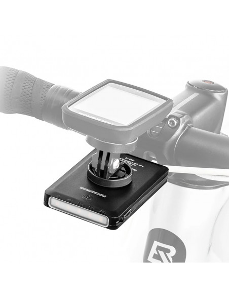 
2in1 priekinis dviračio žibintas 150lm ant prekystalio su 5000mAh įkrovikliu IPX6 - juodas
