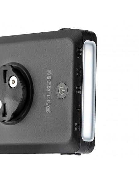 
2in1 priekinis dviračio žibintas 150lm ant prekystalio su 5000mAh įkrovikliu IPX6 - juodas
