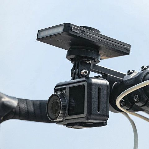 
2in1 priekinis dviračio žibintas 150lm ant prekystalio su 5000mAh įkrovikliu IPX6 - juodas
